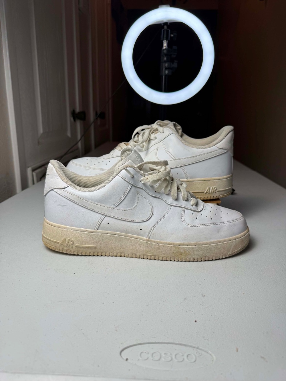 Nike Air Force 1 Men's Shoes Size 13 Triple White